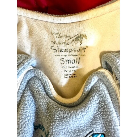 Baby Merlin’s Magic Sleepsuit Small Blue Fleece & Cotton Transition Sleep Sack B - Picture 7 of 7